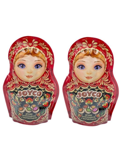 Шоколадное драже с мармеладом Матрешка (JOYCO) 150 гр  