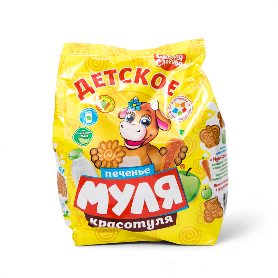 Печенье для детского питания Муля Красотуля 250 гр