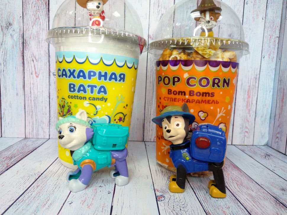 Сахарная вата "Cotton Candy"  с подарком "Микс 7" 20гр