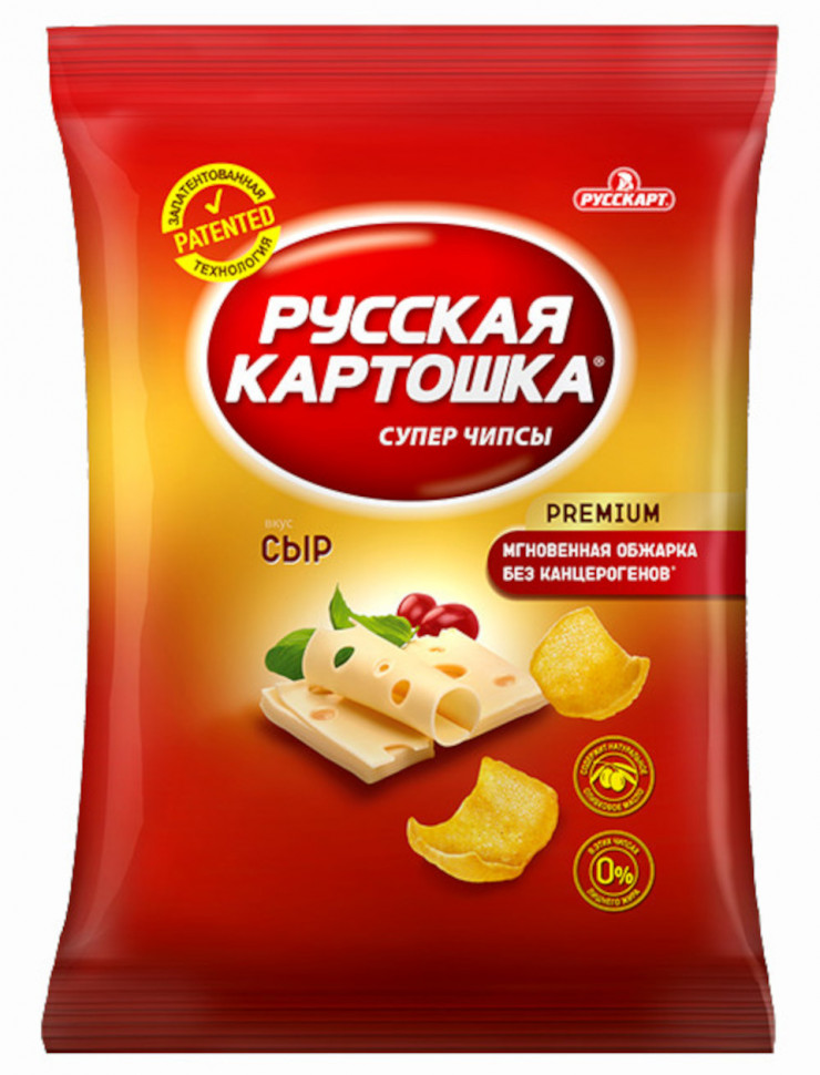 Чипсы Русская Картошка сыр 80 г 