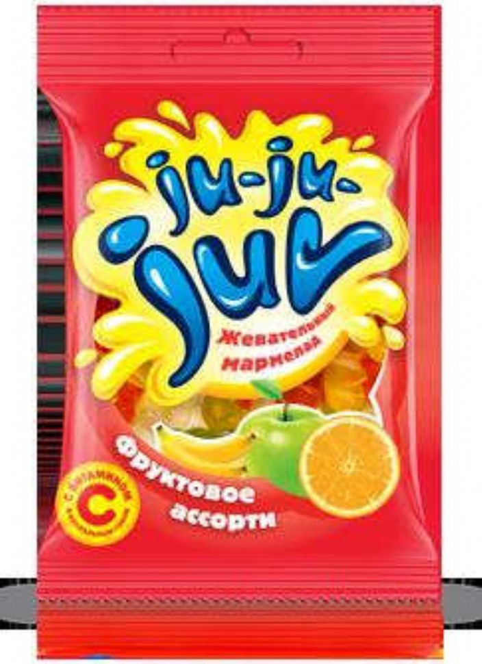 Мармелад жевательный  дЖу-дЖу-дЖув фрукт.ассорти 25 гр 