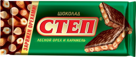 Шоколад Степ мол. с лесным орехом 100 гр.