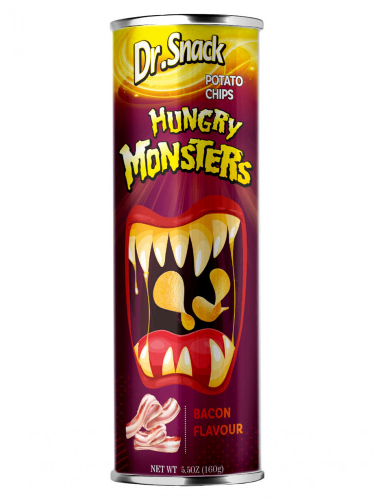 Чипсы картофельные Dr.Snack бекон 160гр х 14шт 