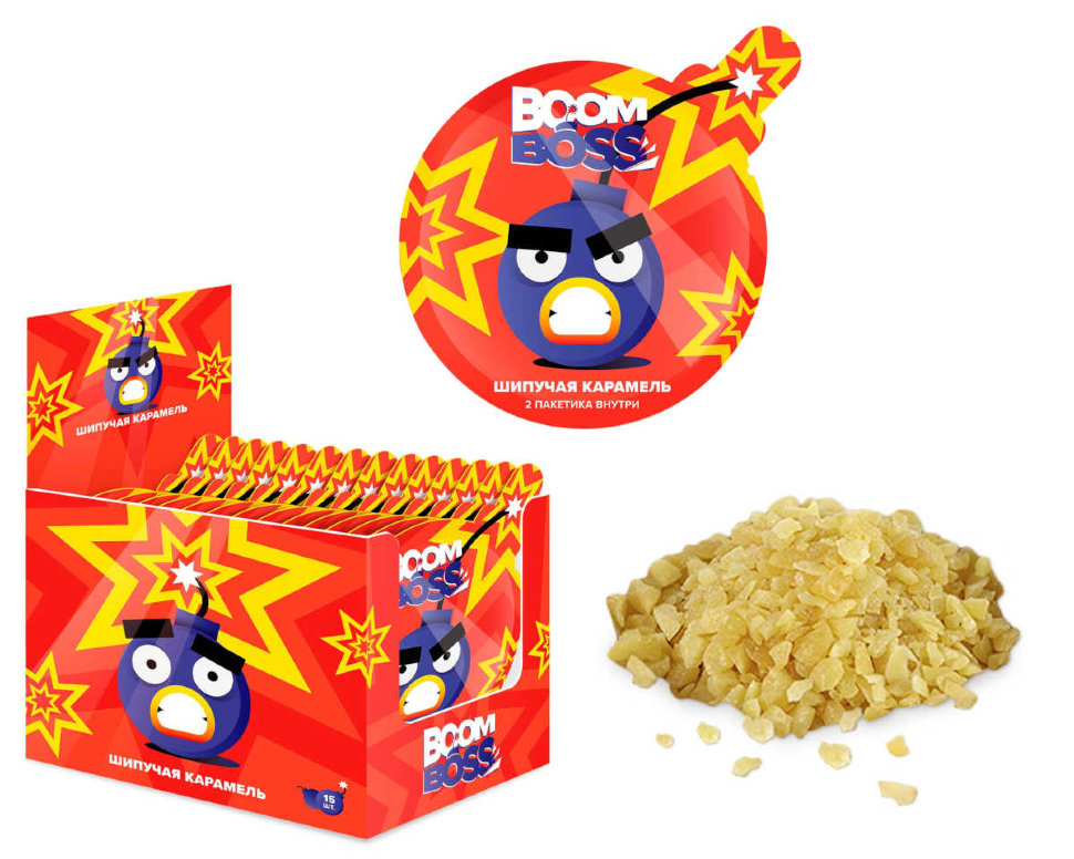 Шипучая карамель Boom Boss 5 г