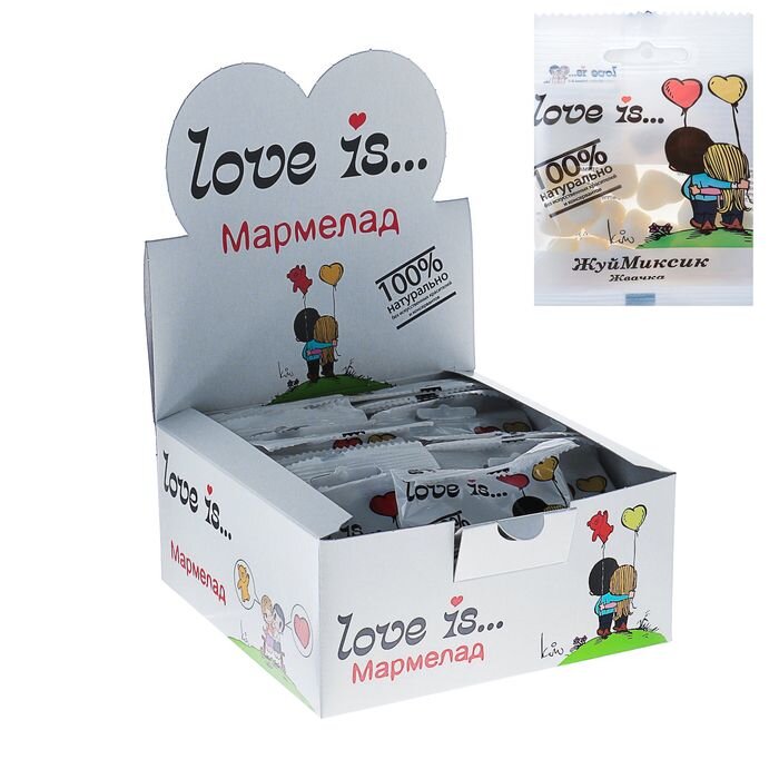 Мармелад жевательный Love is  ЖуйМиксик  со вкусом Жвачка  20 г 