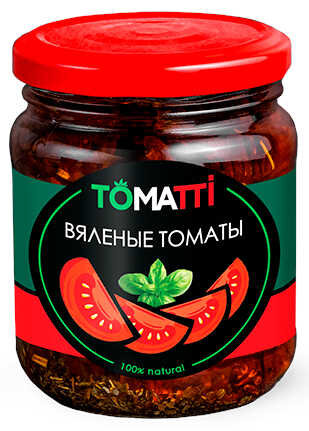 Томаты вяленые в масле Tomatti 240 г