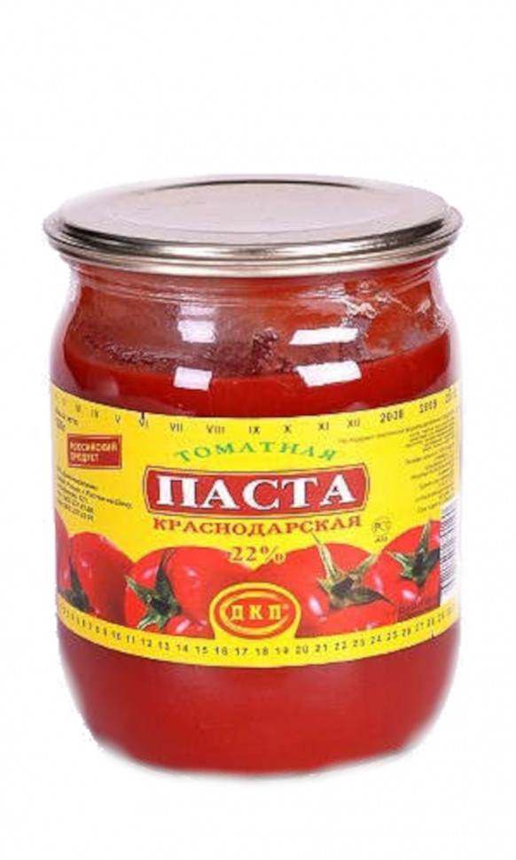 Томатная паста Краснодарская 25% СКО 0,5л х 12шт 