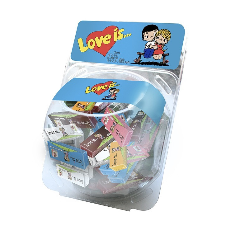 Жевательные конфеты Love is ассорти сфера 20 г