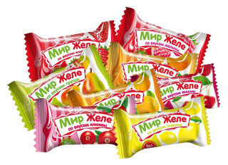 Конфеты желейные Мир Желе микс 1 кг 