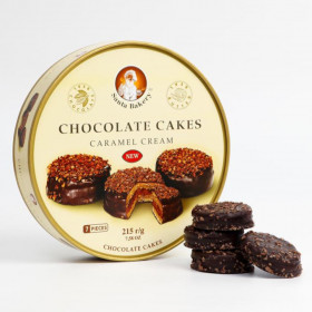 Пирожные CHOCOLATE CAKES CARAMEL CREAM 215гр 