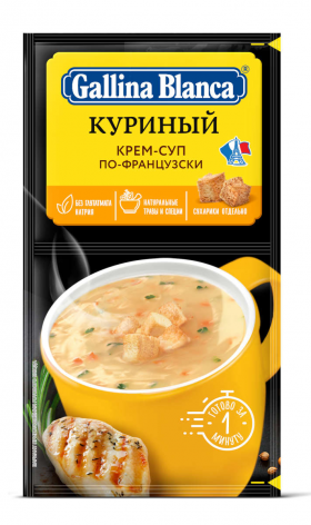 Крем-суп 2 в 1 Куриный по-французски 23 гр