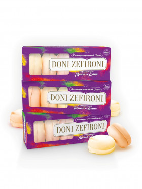 Зефир DONI ZEFIRONI  манго, дыня 210 гр.