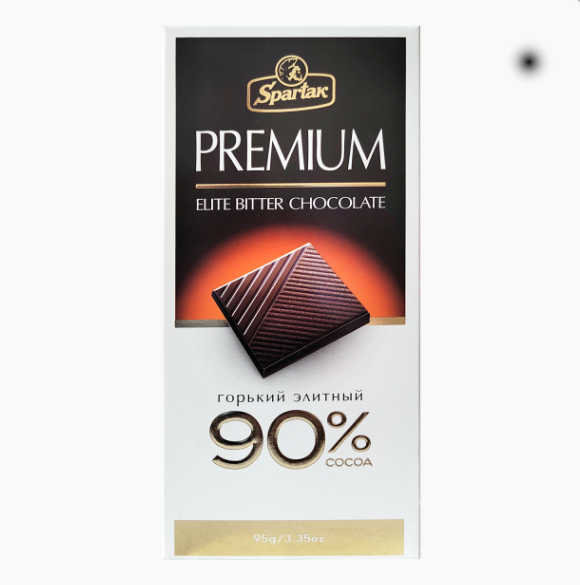 Шоколад Горький-Элитный 90% 95 г