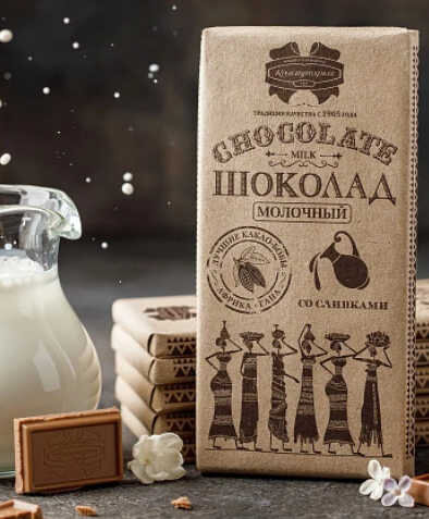 Шоколад КОММУНАРКА молочный крафт  85 г