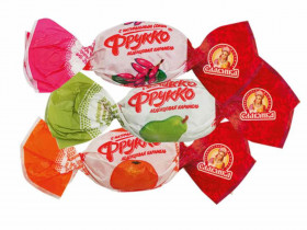 Карамель леденцовая Frukko микс вкусов 1кг